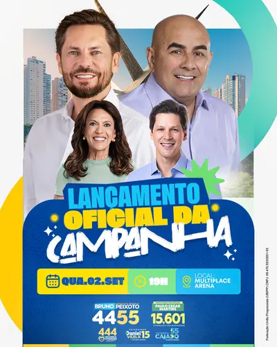 Convite de Paulo Cezar Martins