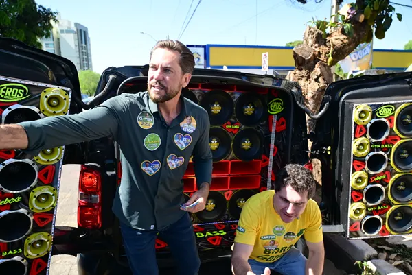 Caminhada no comércio e reunião politica em Cristalina — foto 31