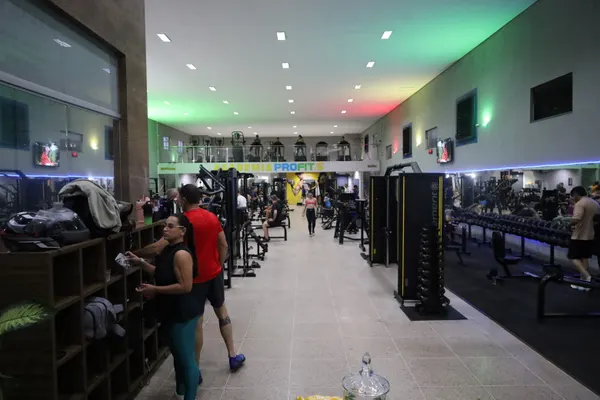 Treino com o prefeito de Morrinhos